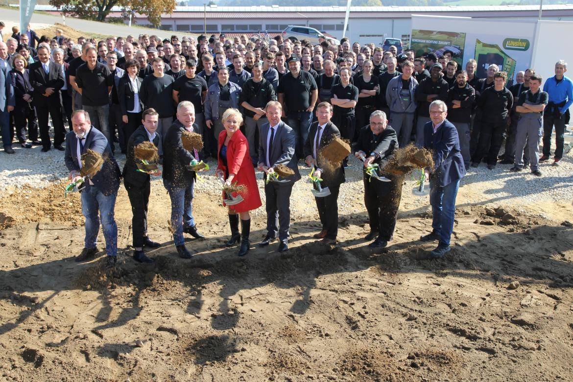 ground-breaking ceremony UNSINN 